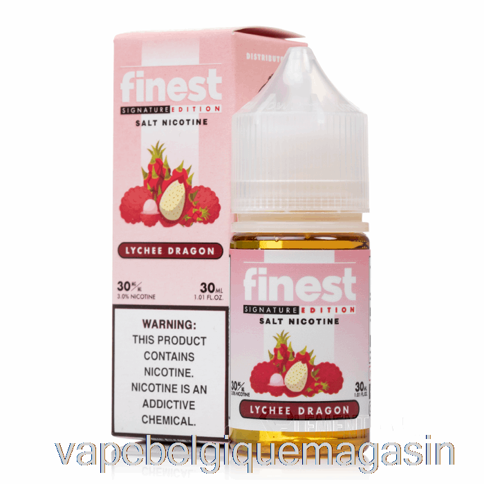 Vape Juice Litchi Dragon - La Meilleure édition Signature Sel Nic - 30 Ml 30 Mg